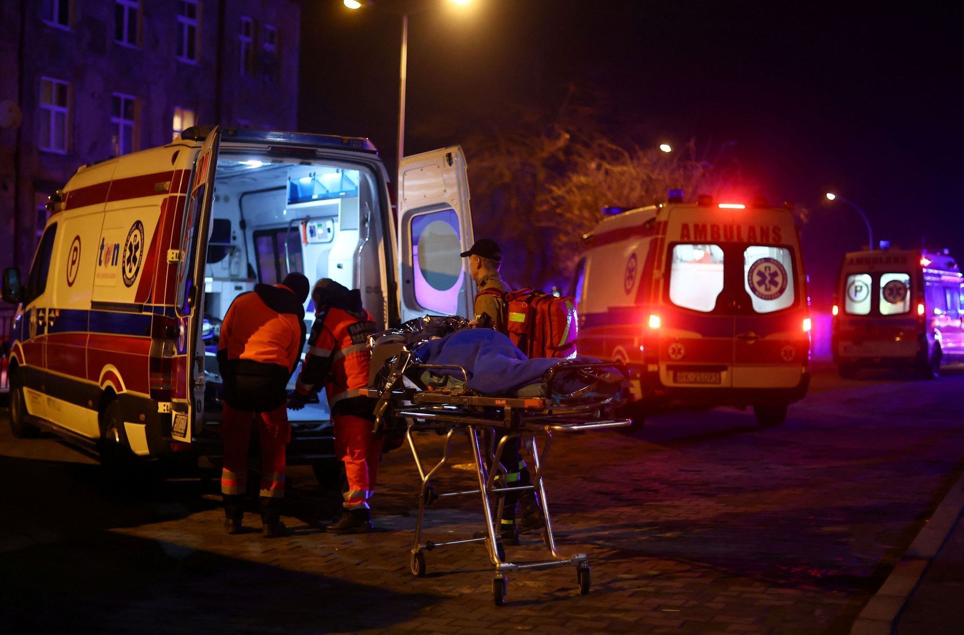 ukrajina rusko invaze polsko ambulance