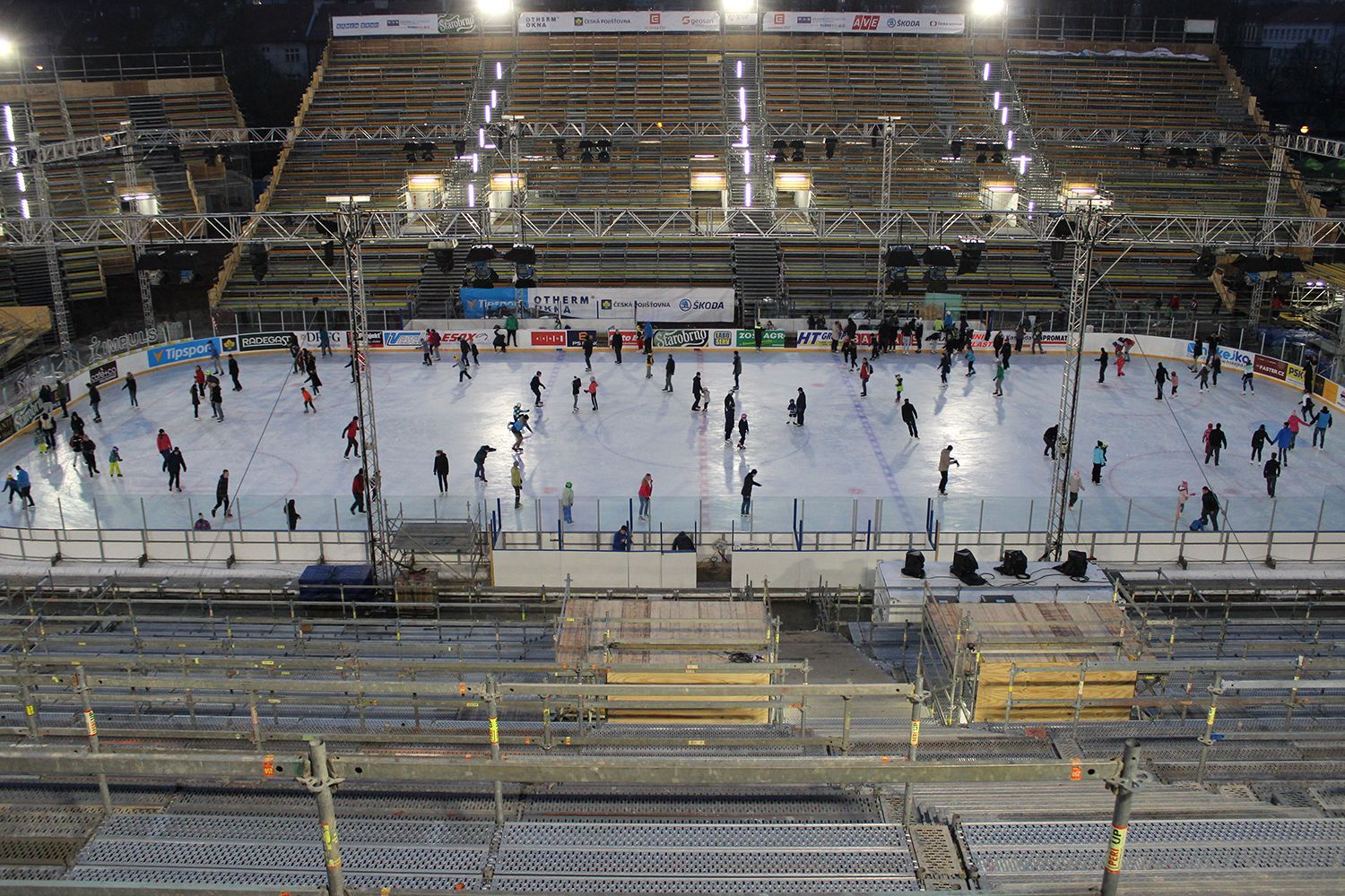 Aréna pro Hokejové hry je připravena