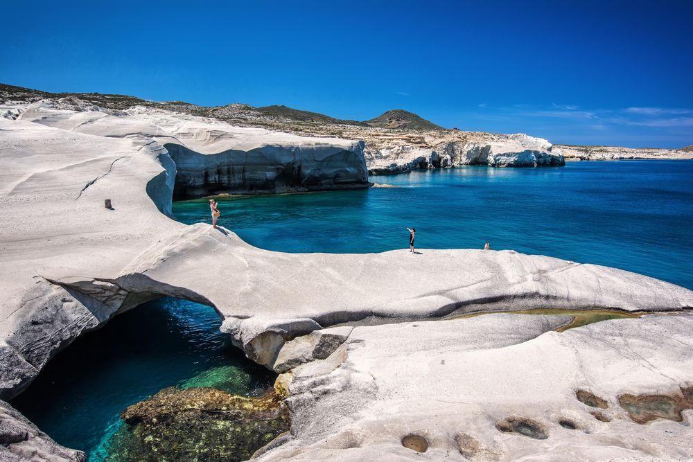 Sarakiniko Beach, Řecko
