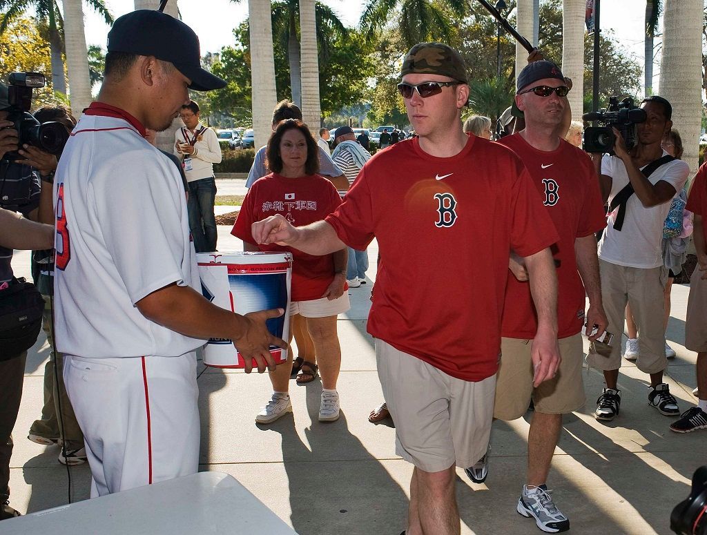 Podpora Japonsku - Boston Red Sox