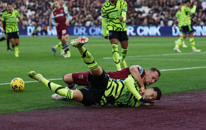 West Ham - Arsenal (Coufal, Martinelli)