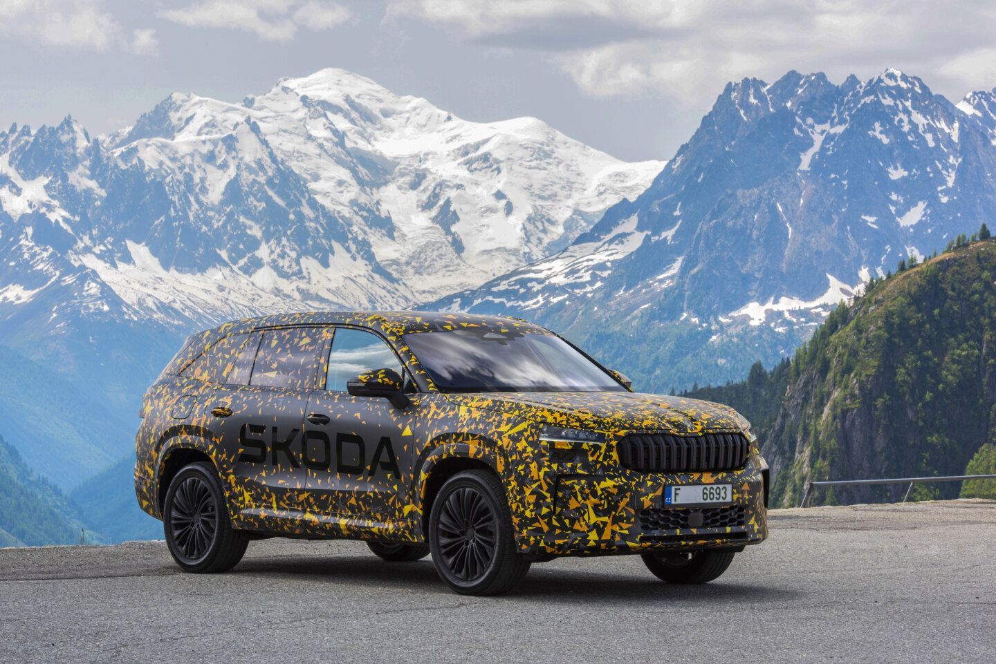 Škoda Kodiaq 2. generace maskování