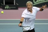 Pětinásobný vítěz Wimbledonu, Björn Borg, nastoupil k tenisové exhibici v Ostravě v 54 letech. Žádná legrace to nebyla, hrál proti Ivanu Lendlovi.