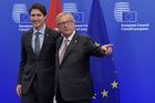Kanada a Evropská unie podepsaly dohodu o volném obchodu. Belgie ji přestala blokovat