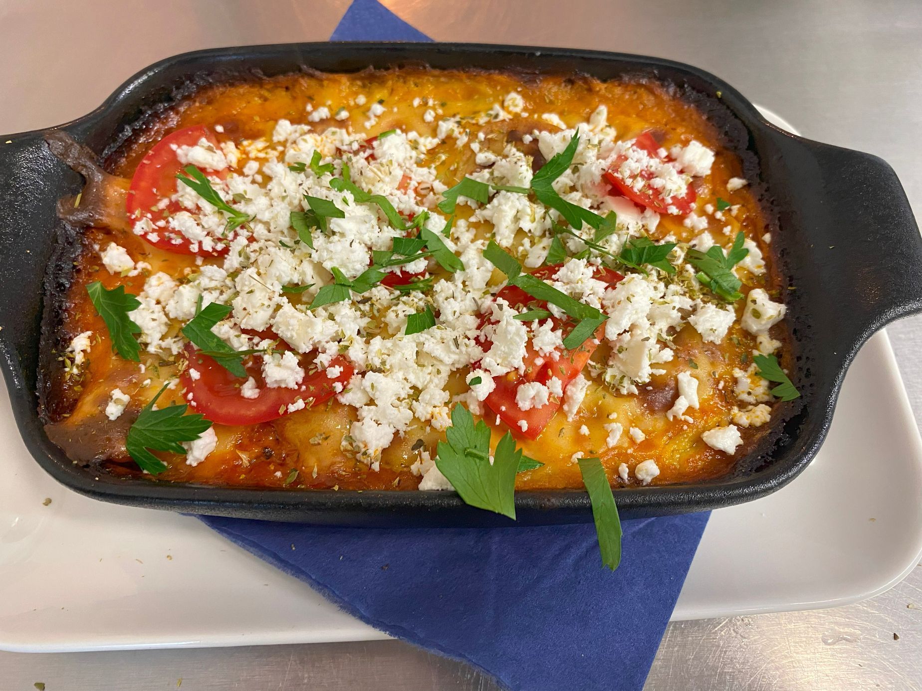 Agapi mou taverna Jablonec musaka jídlo specialita Řecko