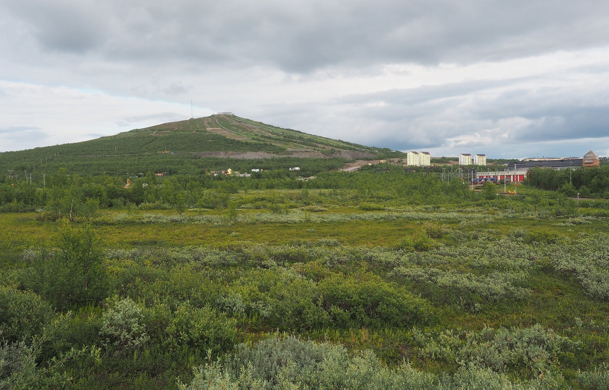 Kiruna - stěhování města kvůli těžbě rudy