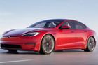 "Rychlejší než Porsche, bezpečnější než Volvo." Tesla představila Model S Plaid