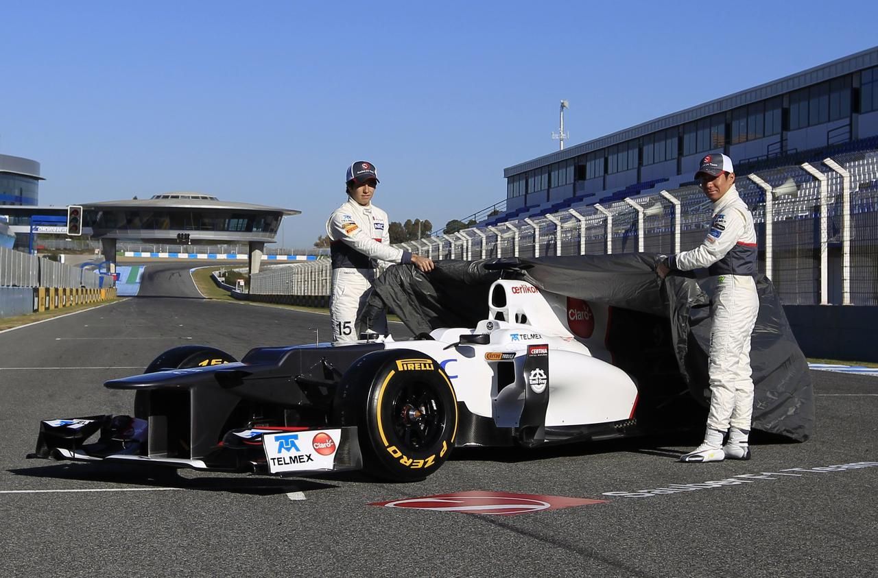 Prezentace Sauberu: Kobajaši a Perez