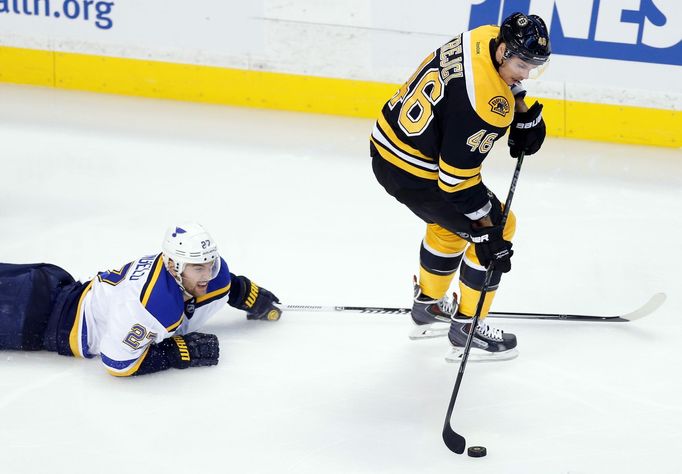 NHL: St. Louis Blues at Boston Bruins (Krejčí, Pietrangelo)