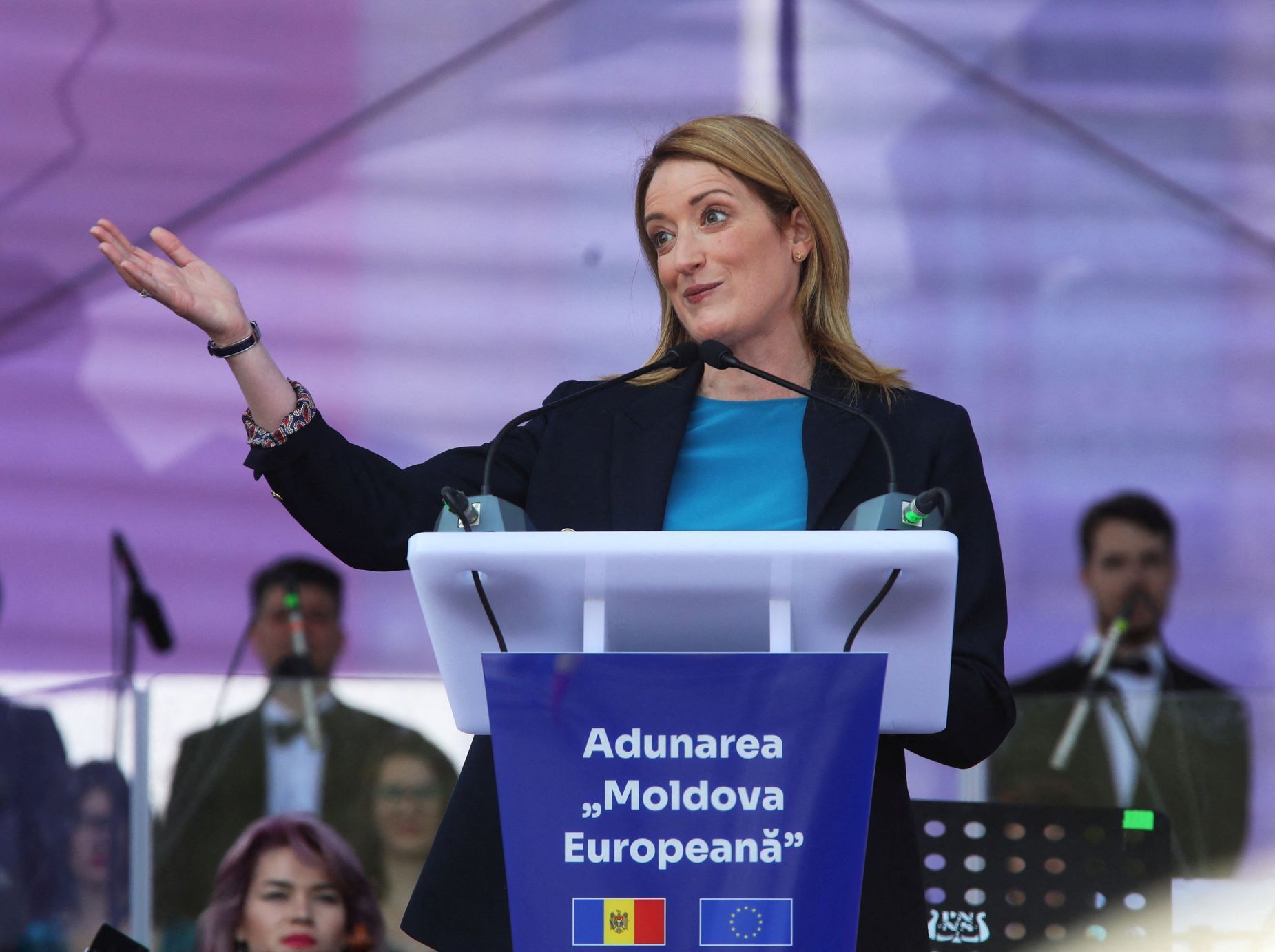 moldavsko demonstrace eu