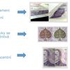 Padělky 2017 ČNB koruna dolary USD euro měna bankovky mince padělání