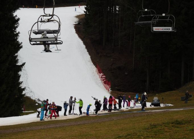 Skicentrum Říčky v Orlických horách, 26. 12. 2015