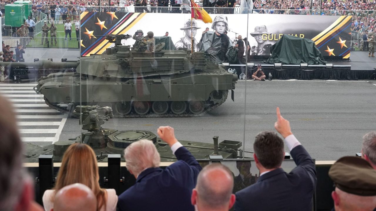 Trump si splnil sen, uspořádal vojenskou přehlídku. V USA se konala po 34 letech
