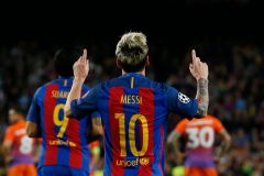 Messi hattrickem rozstřílel Citizens, Arsenal nadělil Ludogorci šest gólů