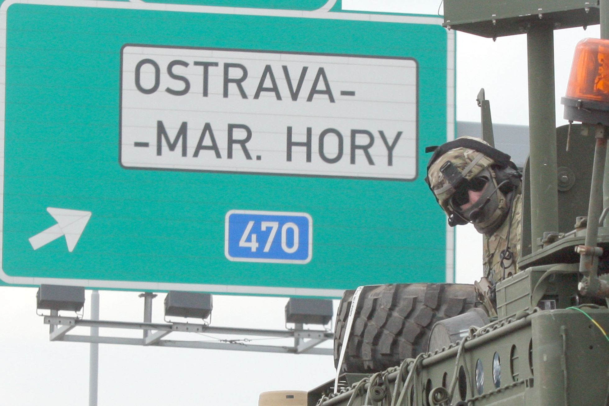 Dragounský konvoj v Ostravě a u Klimkovic
