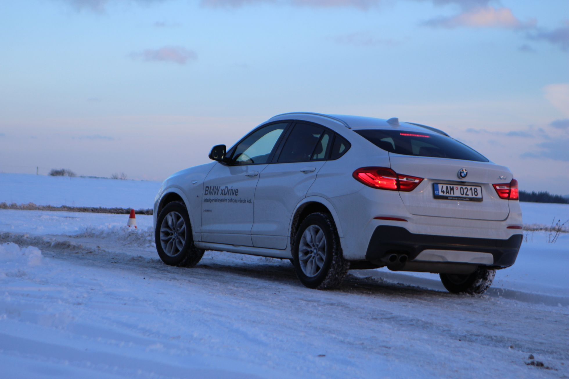 Škoda smyku BMW Pec pod  Sněžkou - brzda
