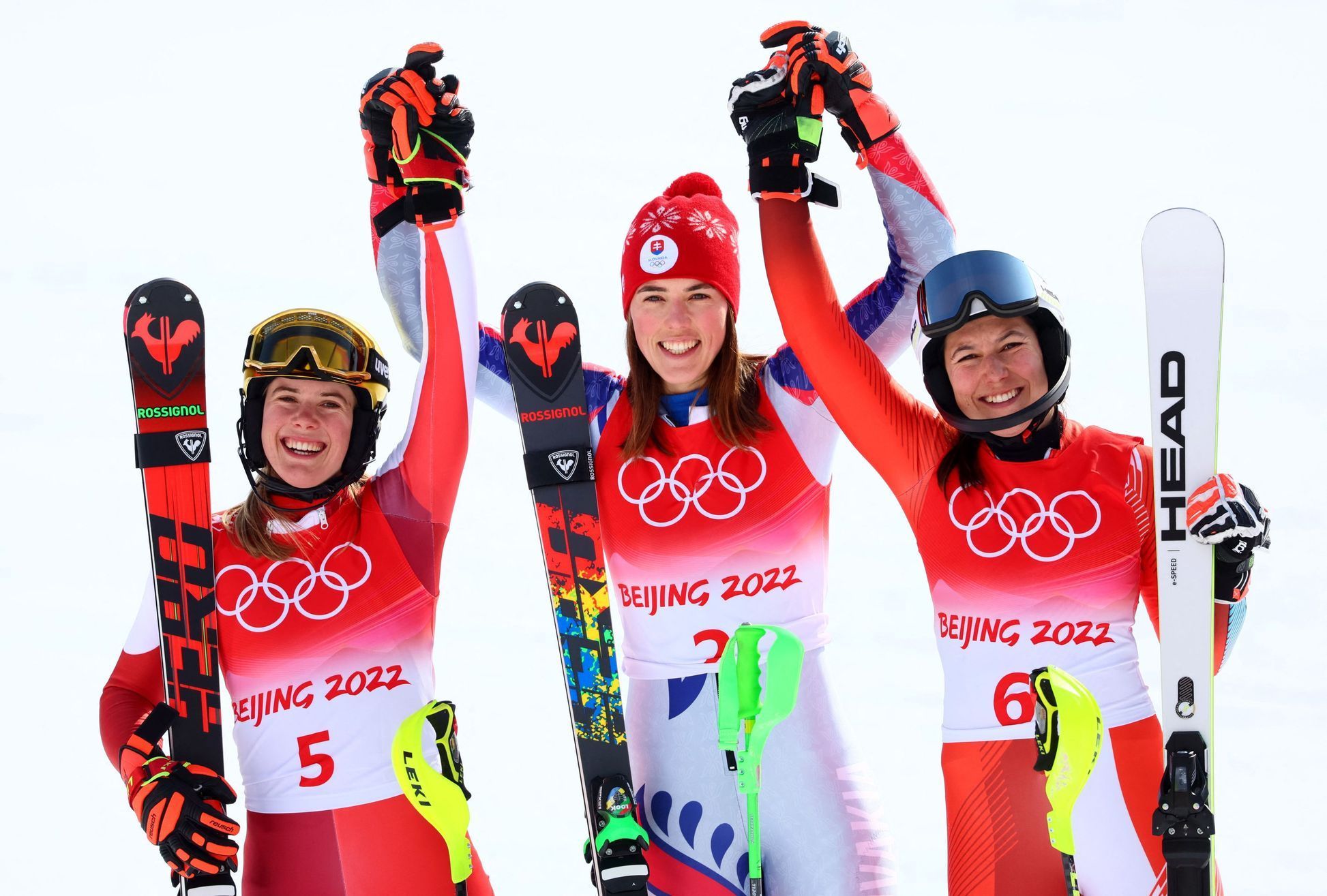 Petra Vlhová v olympijském slalomu na hrách v Pekingu 2022