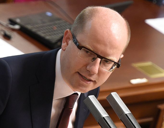 Premiér Bohuslav Sobotka