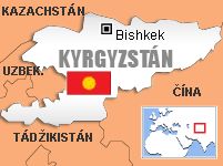 Mapa - Kyrgyzstán
