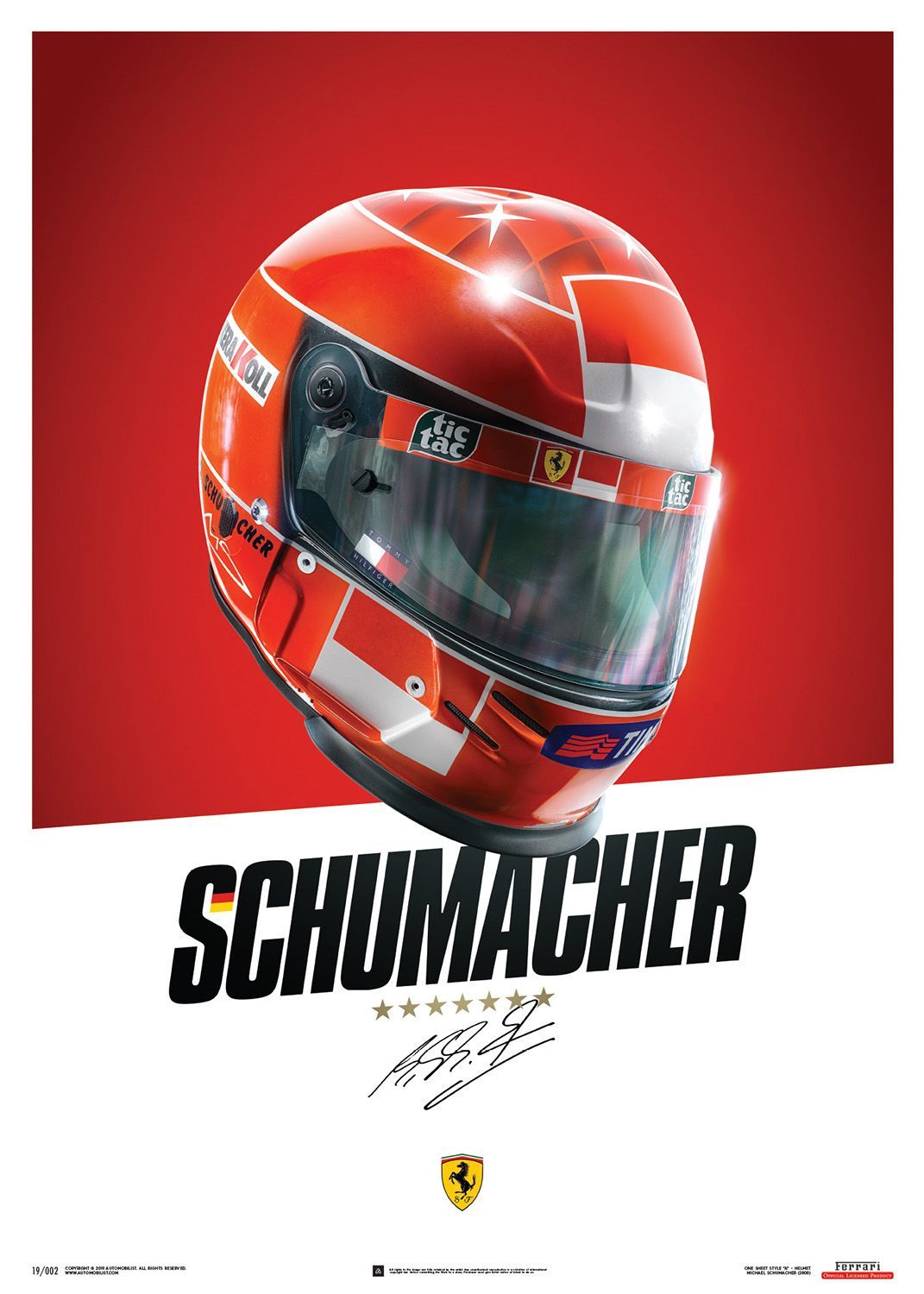 Schumacher fine print