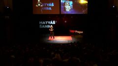 Matyáš Šanda na TEDx Prague přednáší o Projektu Hydronaut.