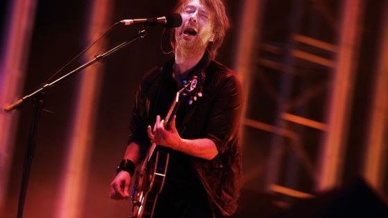 British band Radiohead played for thousands of fans and Franz Kafka