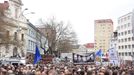 Demonstrace na Slovensku proti stávající politické situaci v zemi - 5. 4. 2018