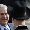 Bush po příletu na Ben Gurion