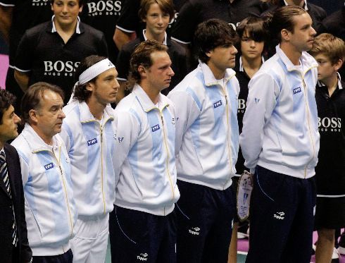 Davis Cup: Francie - Argentina