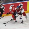 Dean Kukan a Ondřej Kaše ve finále MS 2024 Česko - Švýcarsko