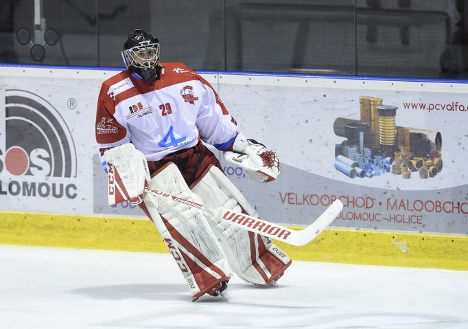 Hokejová extraliga 2018/19: Olomoucký brankář Jan Lukáš