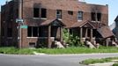 Detroit on the Verge of Bankruptcy May 11th 2012, Abandoned, blighted apartment building in Detroit, Michigan. Bankruptcy looms for the city of Detroit after decades of a troubled economy initially caused by the decline of the domestic automobile manufacturing industry.