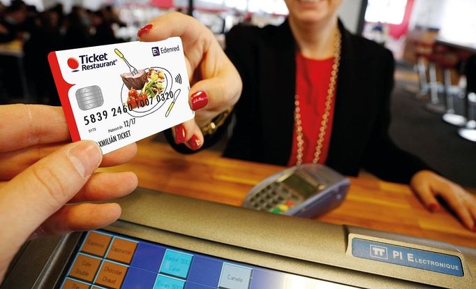 Elektronická stravenka Ticket Restaurant společnosti Edenred