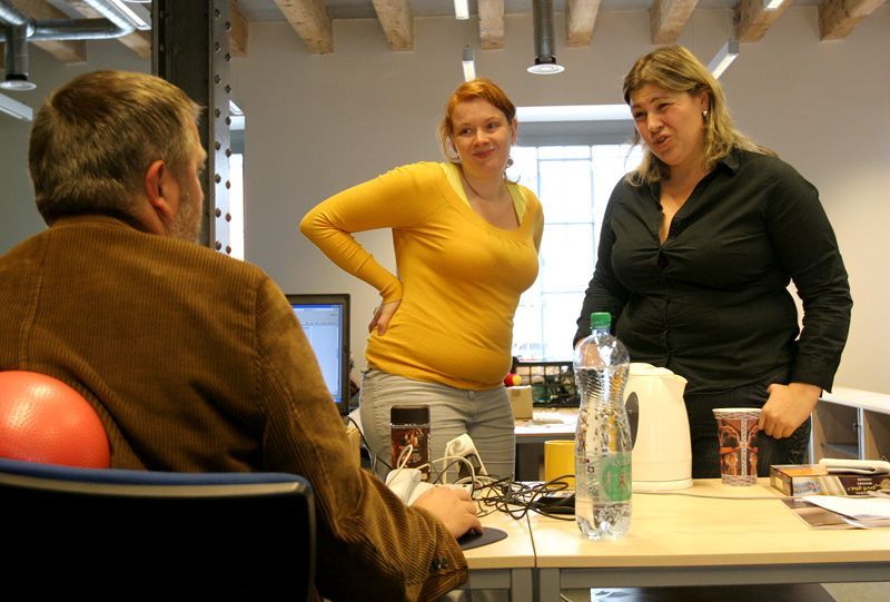 Redakce Aktuálně po stěhování