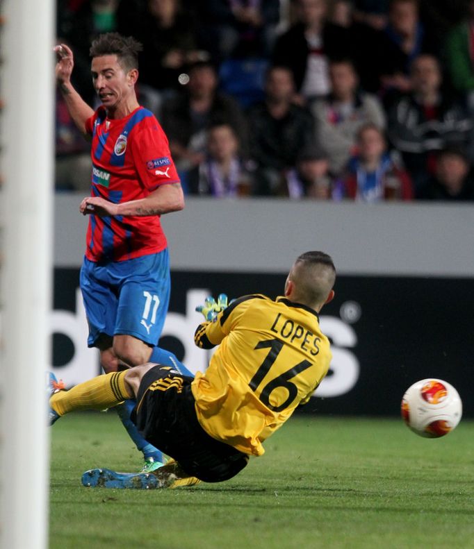 EL, Plzeň - Lyon: Milan Petržela  - Anthony Lopes