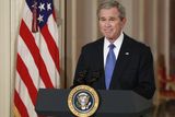 Dnes naposledy. Prezident George W. Bush v závěru svého posledního televizního projevu z Bílého domu ve čtvrtek 15. ledna.