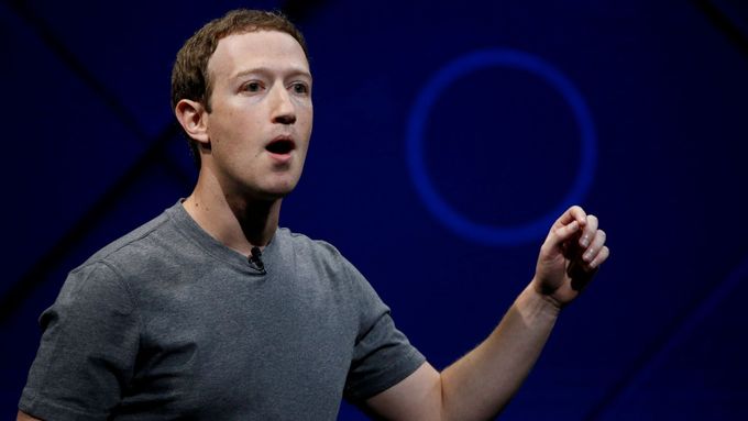 Zakladatel Facebook Mark Zuckerberg.