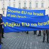 Demonstrace pro i proti Lisabonské smlouvě
