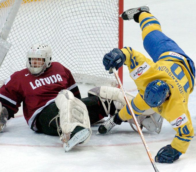 Andreas Johansson, Arturs Irbe