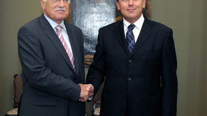 Václav Klaus a Miloslav Vlček