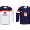 Dresy americké hokejové reprezentace pro olympiádu v Soči