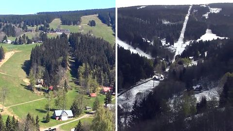 České hory zasypal sníh. Podívejte se na nečekanou proměnu Krkonoš i Jeseníků
