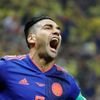 Radamel Falcao slaví gól v zápase Polsko - Kolumbie na MS 2018