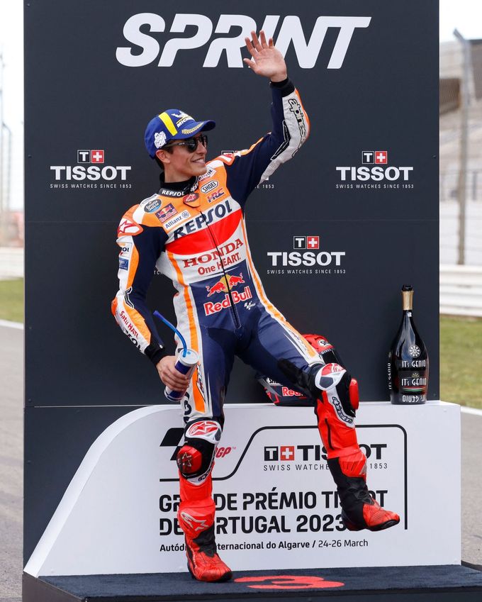 Marc Marquez při GP Portugalska MotoGP 2023