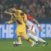 Lionel Messi v zápase LM Slavia - Barcelona