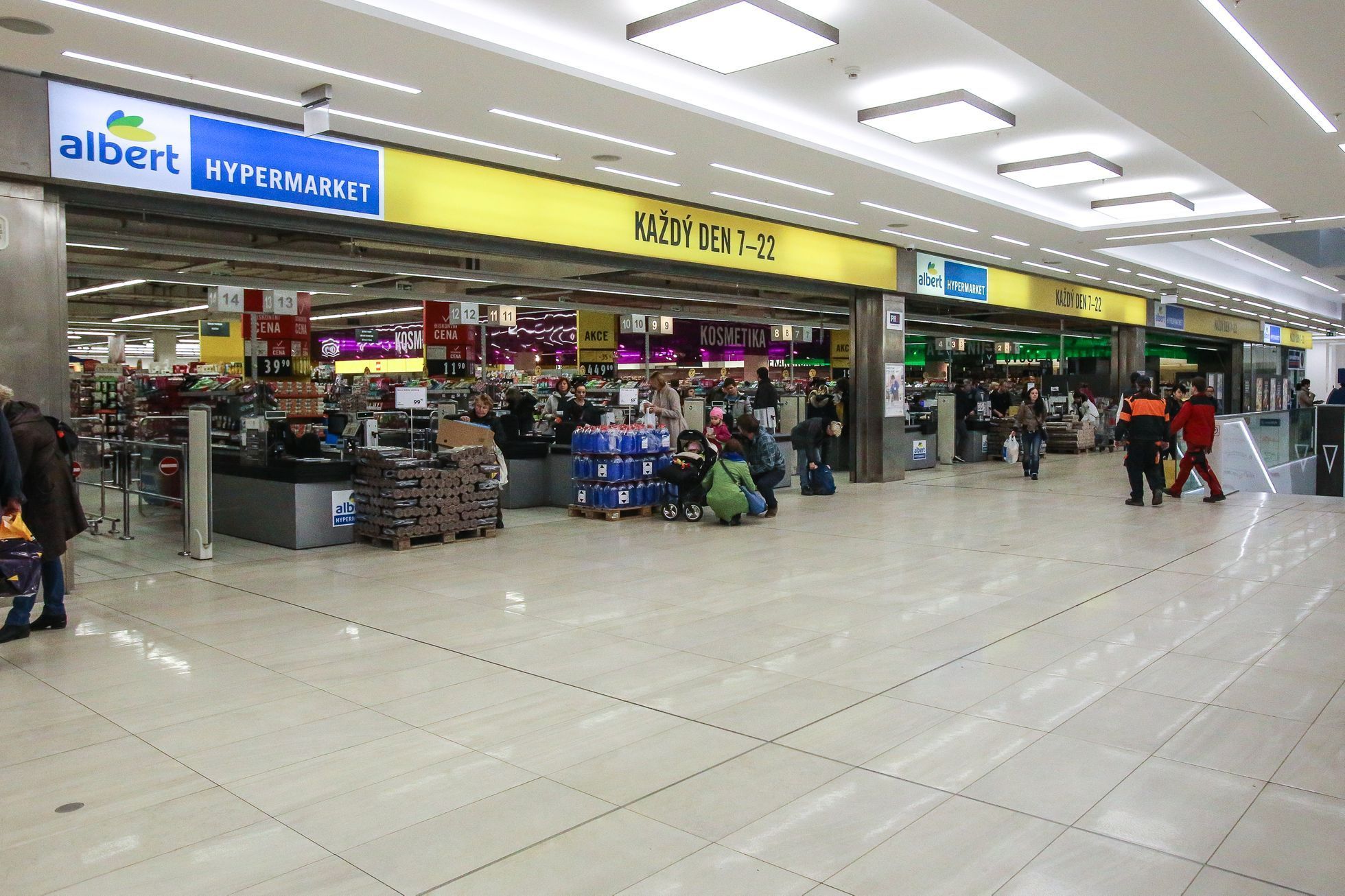 Kompostér, hypermarket Albert, ovoce a zelenina