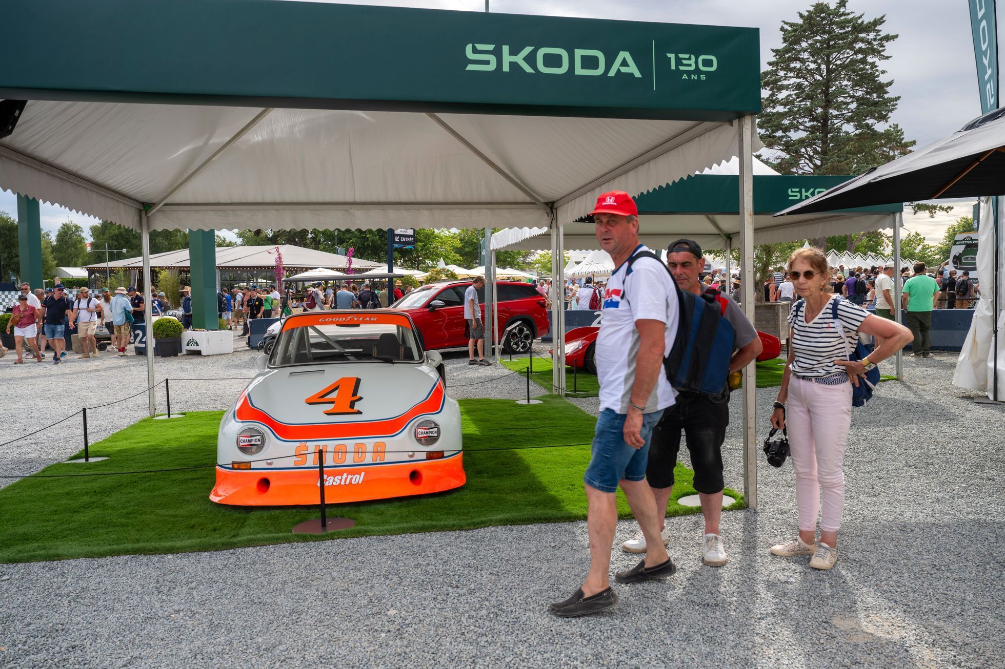 Le Mans Classic 2025 stánek Škoda