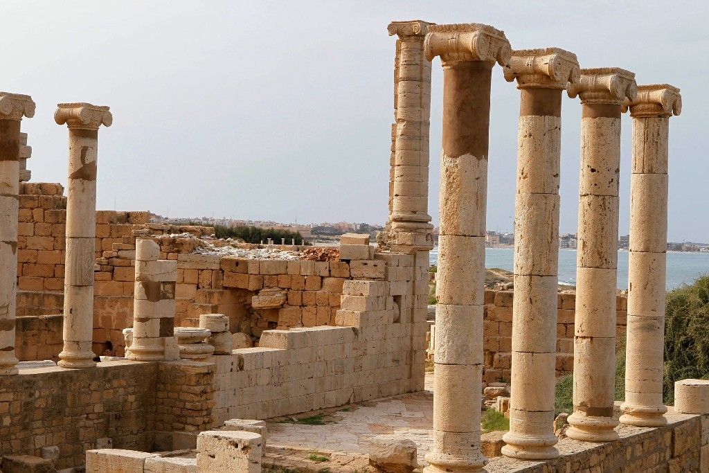 Libye: Leptis Magna - starověké středomořské město