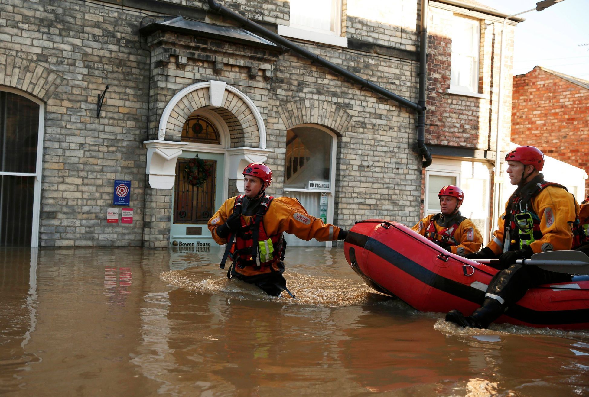 Záplavy na severu Anglie 26.12. 2015