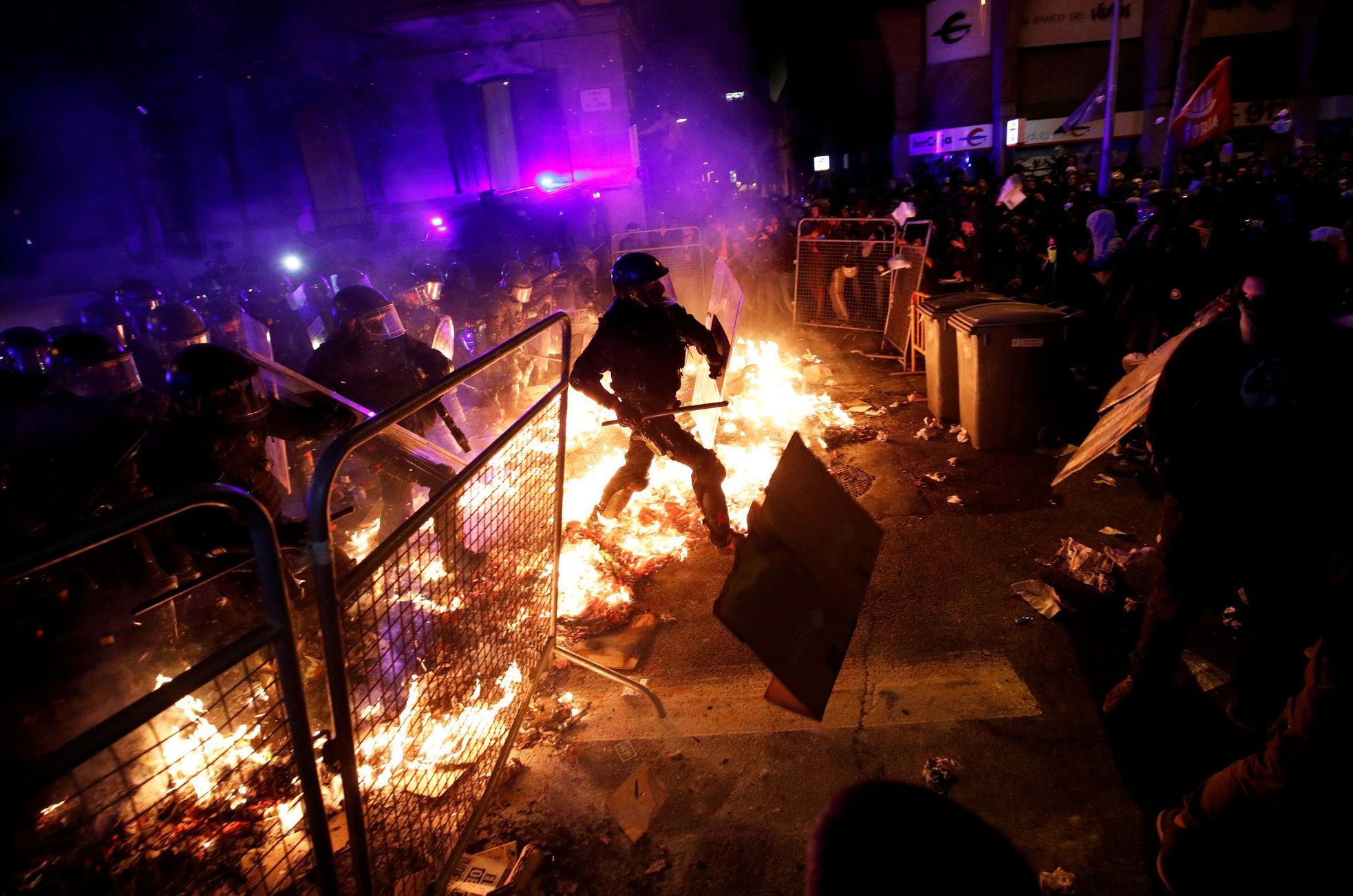 Protesty v Barceloně
